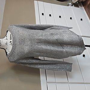 Verve Ami Silver Sequents Sweater, Lightweight, Size Medium